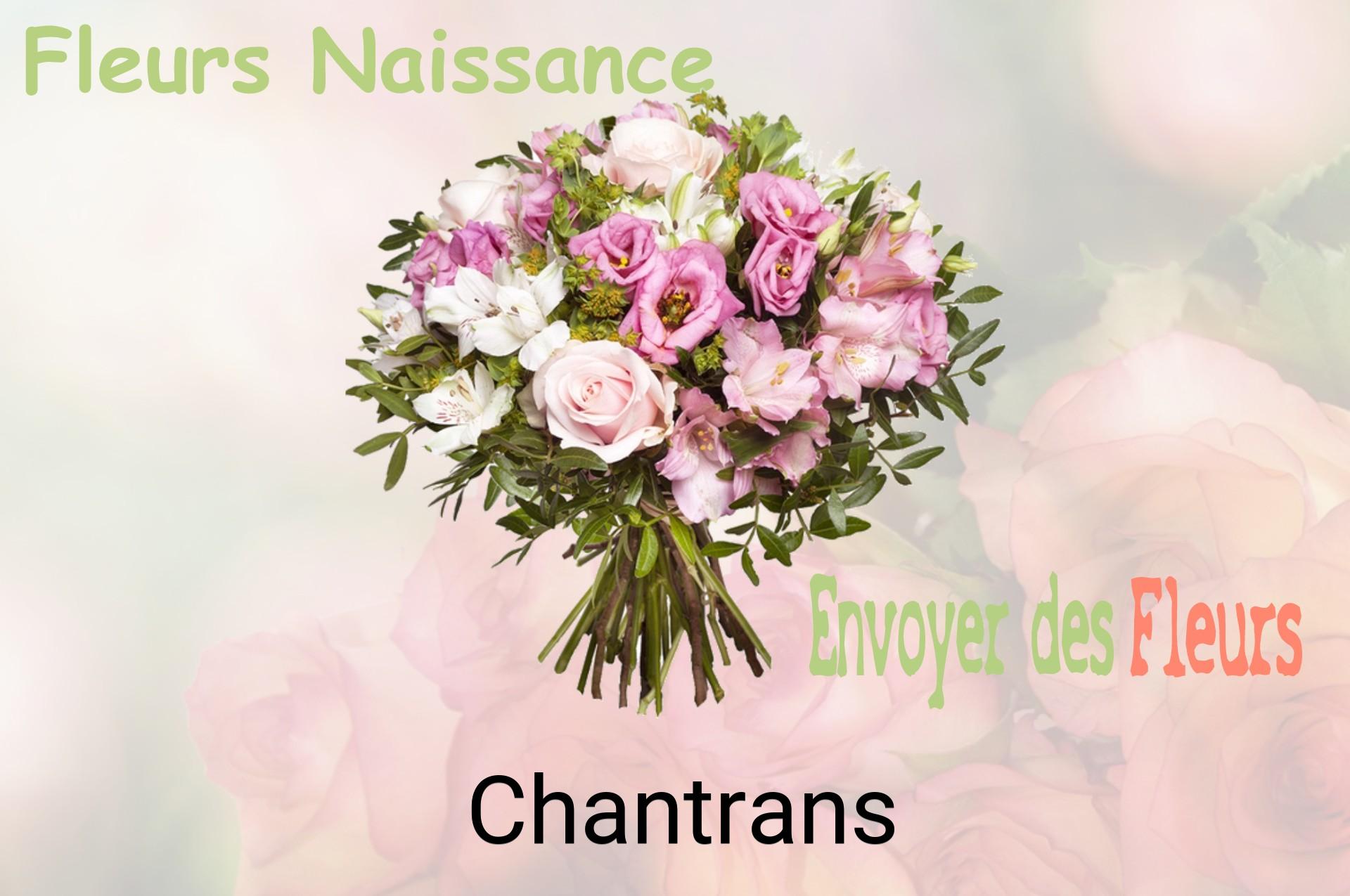 Bouquet de fleurs de naissance livré à Chantrans